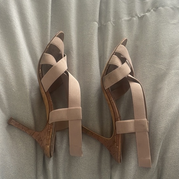 manolo blahnik lasti cork sling backs - Picture 5 of 5